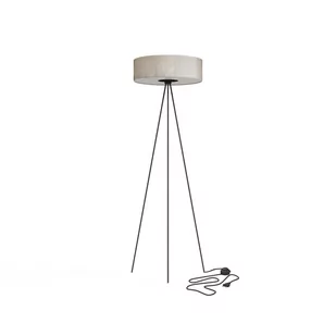 Nowodvorski Lampa podłogowa stojąca CADILAC III 154cm 25W LED E27 biały czarny - Lampy stojące - miniaturka - grafika 1
