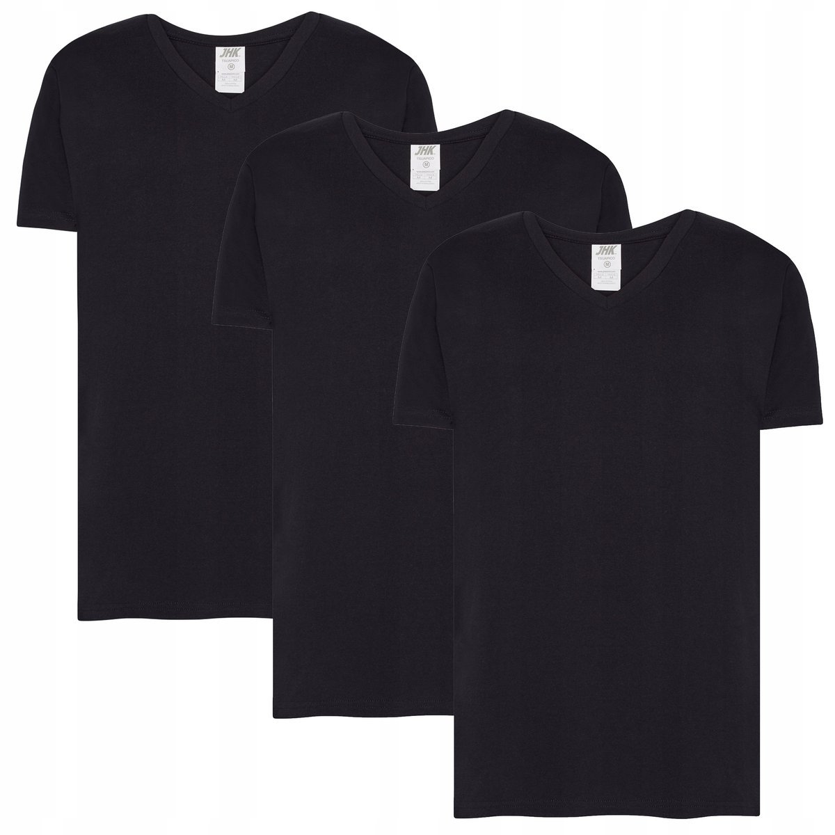 ZESTAW KOSZULEK BAWEŁNIANYCH V-NECK V NECK 3-PAK 3 PAK 3PAK PODKOSZULKI