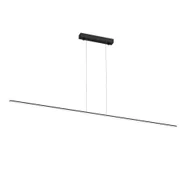 Lampy sufitowe - Wisząca lampa nad wyspę Slim 5001 BROSline LED 12W 4000K listwa czarna - miniaturka - grafika 1