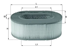 Knecht Filtr powietrza LX 2535 LX 2535 - Filtry powietrza - miniaturka - grafika 1