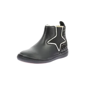 KICKERS Boy's Girl's Kick Popstar Botki, 10 UK dziecko, Czarne gwiazdy, 10 UK Child - Botki damskie - miniaturka - grafika 1
