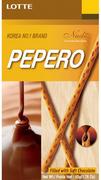 Kuchnie świata - Lotte Paluszki Pepero Nude - wypełnione czekoladą 50g - Lotte 1092-uniw - miniaturka - grafika 1
