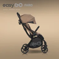 Wózki dziecięce - EASY GO Wózek dziecięcy FARO SAVANNA BEIGE - miniaturka - grafika 1