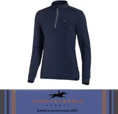 Koszulki sportowe damskie - Schockemohle Bluzka damska WINTER PAGE.SP Style AW21 - true navy - miniaturka - grafika 1