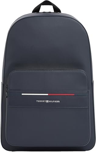 TOMMY HILFIGER Męski plecak TH FUNDATION AM0AM13195, niebieski (Space Blue), OS, Niebieski (Space Blue), rozmiar uniwersalny