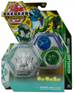 Bakugan Legends Zestaw startowy Krakelios Ultra 3 figurki + karty - Figurki dla dzieci - miniaturka - grafika 1