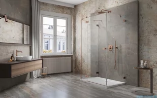 Radaway Essenza Pro Brushed Copper Kdj+S kabina 90x110x90cm lewa szczotkowana miedź 10097311-93-01L/10098090-01-01/10098090-01-01 - Kabiny prysznicowe Radaway Essenza Pro Brushed Copper Kdj+S kabina 90x110x90cm lewa szczotkowana miedź 10097311-93-01L/10098090-01-01/10098090-01-01 - Kabiny prysznicowe - miniaturka - grafika 3