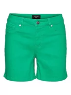 Spodenki damskie - Vero Moda Damskie szorty Vmwild Seven Nw Col, jasnozielony, L - miniaturka - grafika 1