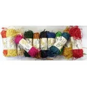 Dekoratorstwo - Folia Raffia Naturalna 50G Czerwona, Folia - miniaturka - grafika 1