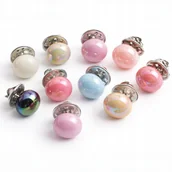 Broszki - Zestaw kolorowych przypinek perłowych Pinets piny dekoracyjne 10 sztuk - miniaturka - grafika 1