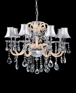 Lumina Deco Deco Żyrandol kryształowy DENICA W8 LDP 66249-8 Deco LDP 66249-8 - Lampy sufitowe - miniaturka - grafika 1