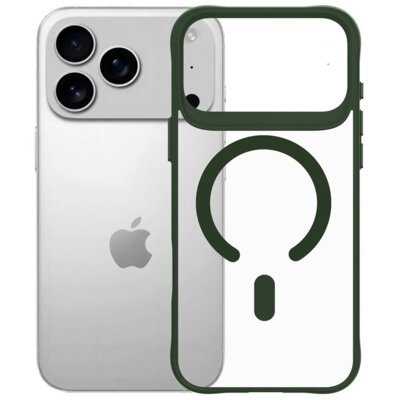 Etui 3MK Satin Guardx MagCase do Apple iPhone 17 Pro Przezroczysto-zielony