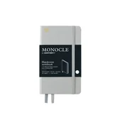 Notesy i bloczki - Notatnik Monocle by Leuchtturm1917 Pocket A6, Twarda Oprawa, Kropki, Szary - miniaturka - grafika 1