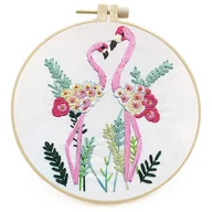 Pasmanteria - Zestaw Do Haftowania Wyszywania Haftu Gotowy Wzór #6 Tamborek Igły Muliny Płótno Do Wyszywania - miniaturka - grafika 1