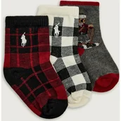 Skarpetki dla dzieci - POLO RALPH LAUREN Skarpety 3-pack HOLIDAY SLED BEAR - miniaturka - grafika 1