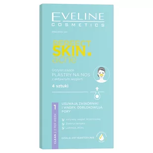 Eveline Perfect Skin Acne - Oczyszczające plastry na nos - Maseczki do twarzy - miniaturka - grafika 1