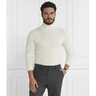 Swetry męskie - Oscar Jacobson Golf Salim Rollneck | Regular Fit | z dodatkiem wełny i kaszmiru - miniaturka - grafika 1