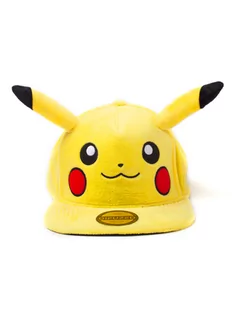 Czapki męskie - Czapka z daszkiem Pokémon - Pikachu Plush - grafika 1