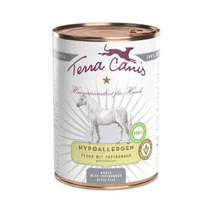 Terra Canis Hypoallergen Adult 6 x 400 g Konina - Mokra karma dla psów - miniaturka - grafika 1