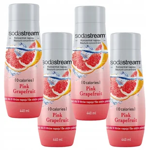 Syrop koncentrat SodaStream Różowy grejpfrut 4 szt - Syropy i koncentraty owocowe - miniaturka - grafika 1
