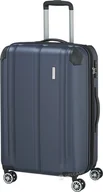 Walizki - Walizka Średnia Poszerzana Travelite City 68 Cm Granatowy - miniaturka - grafika 1