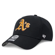 Czapki damskie - Czapka z daszkiem 47 Brand MLB Oakland Athletics '47 MVP B-MVP18WBV Czarny - miniaturka - grafika 1