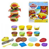 Masy plastyczne - Play-Doh Ciastolina Zestaw Burger i Frytki E5472 - miniaturka - grafika 1