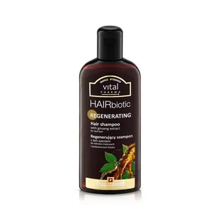 V. LABORATORIES V LABORATORIES VITAL PHARMA+ HAIRBIOTIC Regenerujący szampon z żeń-szeniem 250 ml - Szampony do włosów - miniaturka - grafika 1