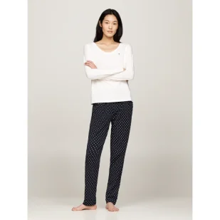 Tommy Hilfiger Piżama JERSEY | Regular Fit - Piżamy damskie - miniaturka - grafika 1
