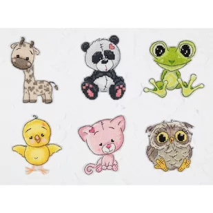 Haft krzyżykowy - Zestaw do haftu - Zawieszki - Przyjaciele 3 - Pasmanteria - miniaturka - grafika 1