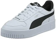 Trampki damskie - PUMA Damskie trampki uliczne Carina, Puma biały Puma czarny Puma Silver, 37.5 EU - miniaturka - grafika 1