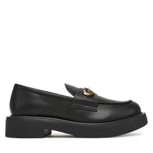 Loafersy LOVE MOSCHINO JA10094G1NIA000038 Czarny - Półbuty damskie - miniaturka - grafika 1