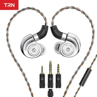 Słuchawki - Lixada TRN CONCH Srebrne - miniaturka - grafika 1