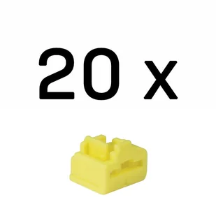 Lindy 47901 bloker portów Blokada portu RJ-45 Żółty - Kontrola dostępu - miniaturka - grafika 1