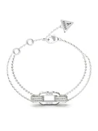Bransoletki - Guess Bransoletka JUBB04 581JW Srebrny - miniaturka - grafika 1