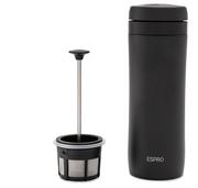 Zaparzacze i kawiarki - ESPRO Espro Travel Coffee Press 300 ml Czarny 7005-uniw - miniaturka - grafika 1