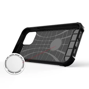 Hybrid Armor pancerne hybrydowe etui pokrowiec iPhone 13 mini złoty - Etui i futerały do telefonów - miniaturka - grafika 4