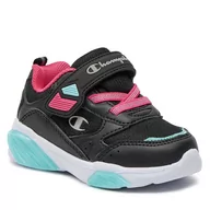 Buty dla dziewczynek - Sneakersy Champion Wave G Td Low Cut Shoe S32781-CHA-KK006 Nbk/Lt.Blue/Purple - miniaturka - grafika 1