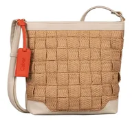 Torebki damskie - Gabor bags Aurea damska torba na ramię z zamkiem błyskawicznym, duża, beżowa, beżowy, l, moda - miniaturka - grafika 1