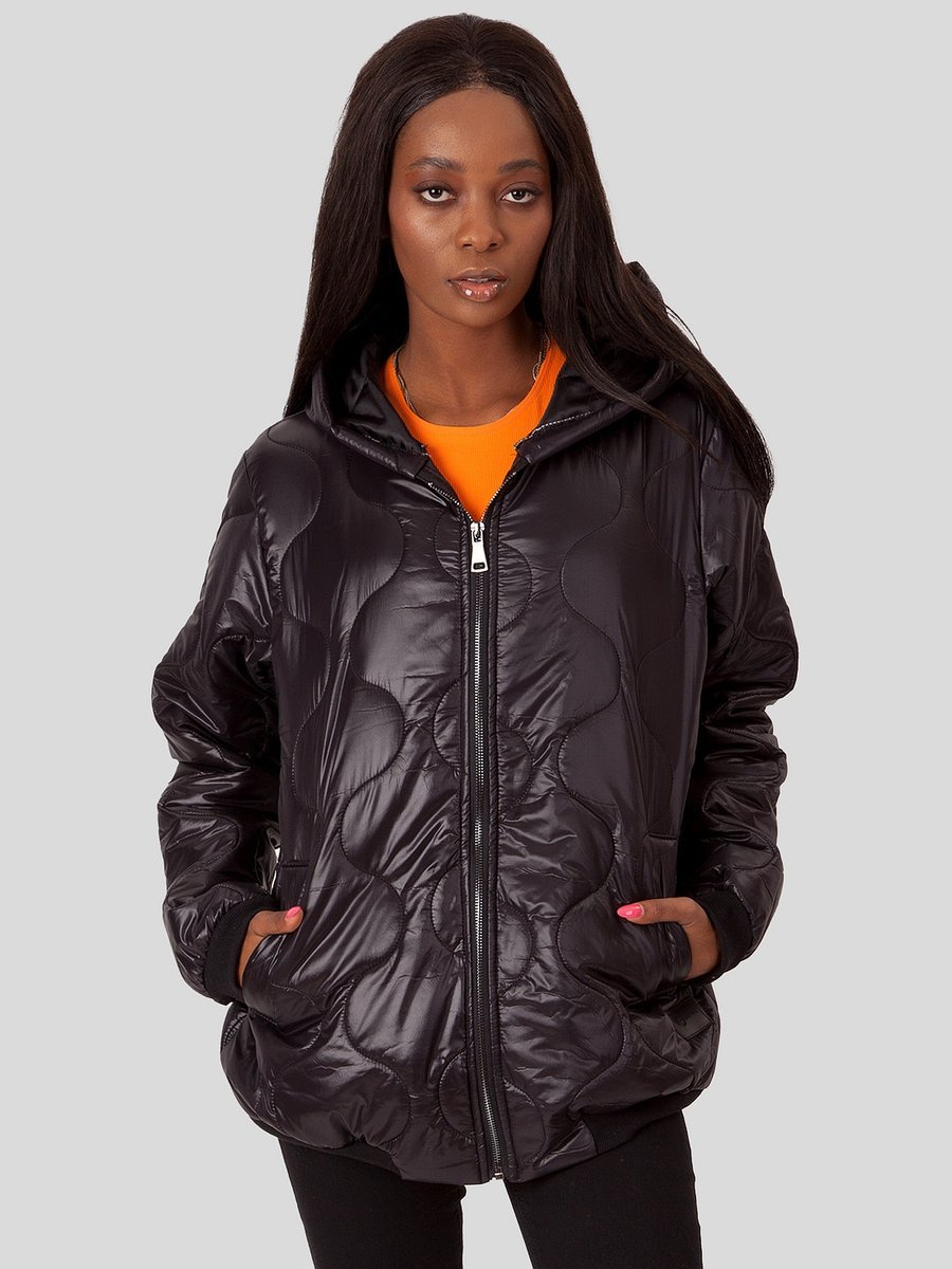 KRÓTKA PIKOWANA PRZEJŚCIOWA KURTKA DAMSKA