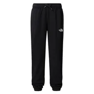 Spodnie i spodenki dla dziewczynek - Spodnie dziecięce The North Face Tapered Joggers 0A8BHTJK31 - czarne - miniaturka - grafika 1