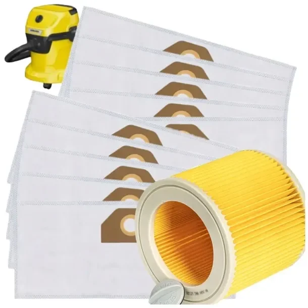 10x Worki Do Odkurzacza Karcher Wd3 Wd 3 Mv3 Wd2 Se4001 Kwd3 Zestaw +