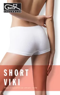 FIGI GATTA SHORT VIKI (kolor czarny, rozmiar M) - Majtki damskie - miniaturka - grafika 1
