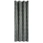 Zasłony - Euro Firany Zasłona Pierre Cardin Margo Srebrny 140 x 250 Przelotka 1220991 - miniaturka - grafika 1