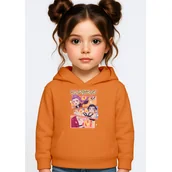 Bluzy dla dziewczynek - BLUZA DZIECIĘCA KPOP DEMON HUNTERS HUNTRIX 134-140 Z KAPTUREM BAWEŁNIANA - miniaturka - grafika 1