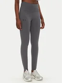 Legginsy - Under Armour Legginsy Rival 1386482 Szary Slim Fit - miniaturka - grafika 1