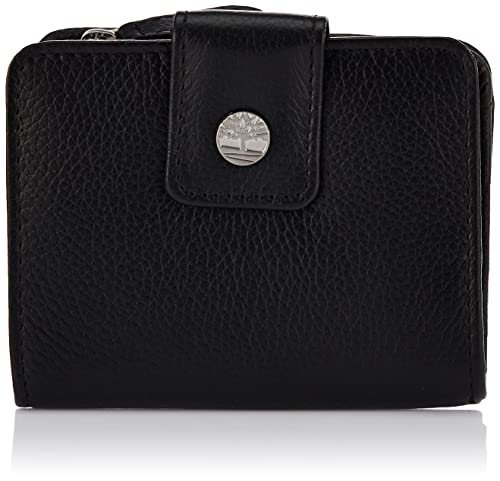 Timberland Portfel damski ze skóry RFID z indeksem Billfold, czarny, jeden rozmiar, czarny, Taille unique
