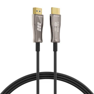 EFB Elektronik HDMI-20-00009 kabel HDMI 30 m HDMI Typu A (Standard) Czarny, Stal nierdzewna - Kable - miniaturka - grafika 1
