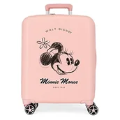 Walizki - Disney Minnie You Are Magic Walizka kabiny Nude 40x55x20 cms Twarde mocowanie ABS Wbudowany 38,4l 2,82 kg 4 koła Podwójne Bagaż Ręczny, Różowy, Talla única, Walizka kabinowa - miniaturka - grafika 1