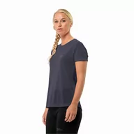 Koszulki i topy damskie - Damski t-shirt Jack Wolfskin VONNAN S/S T W graphite - XS - miniaturka - grafika 1